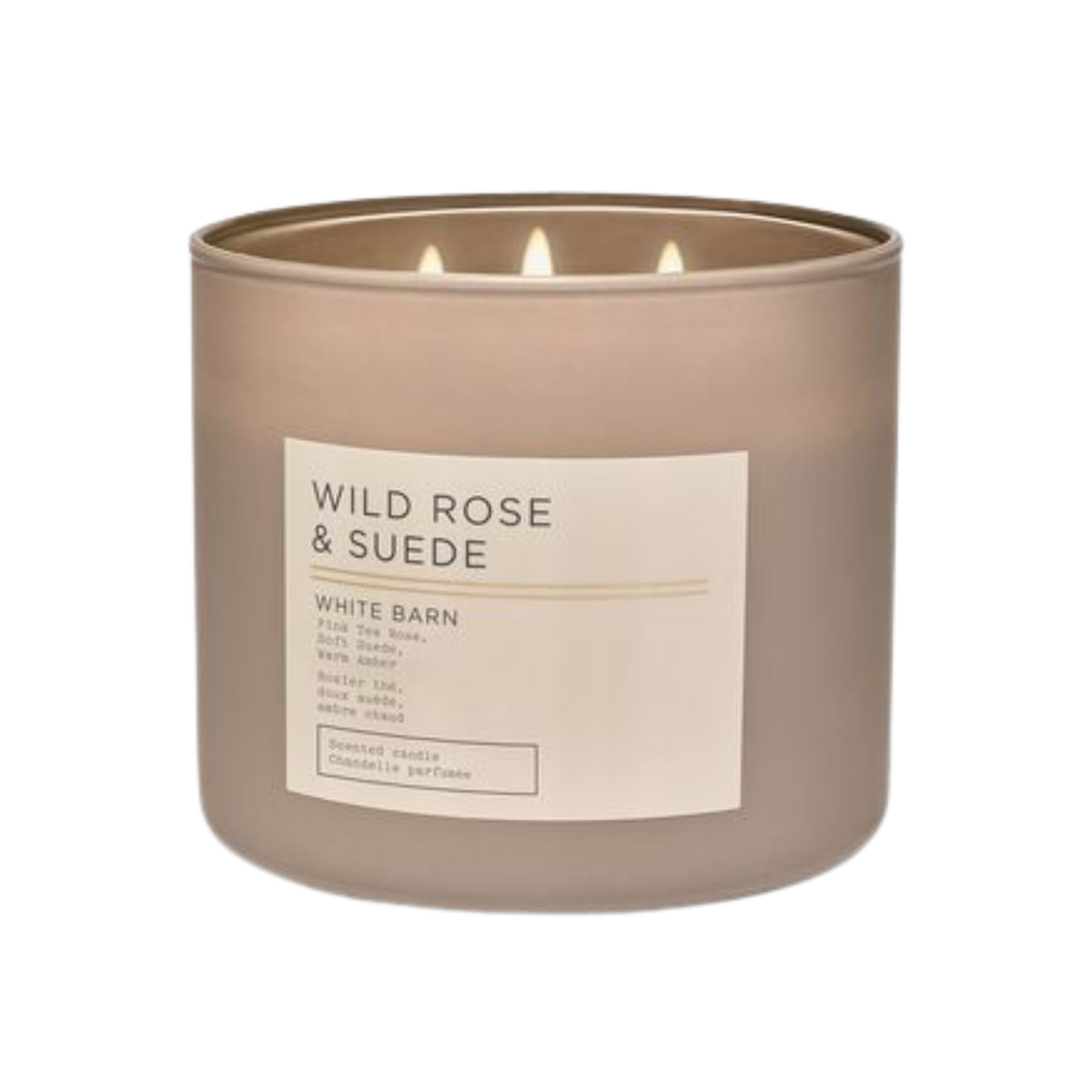 Bath And Body Works Wild Rose Suede Scented Candle 411G - image 1 of 1
