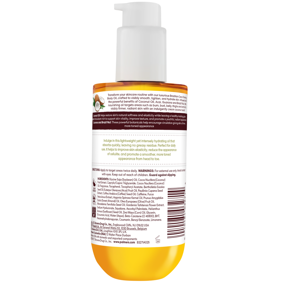 Palmer's Brazilian Coco Firming Bum, Bust & Body Oil 192ML - image 8 of 8
