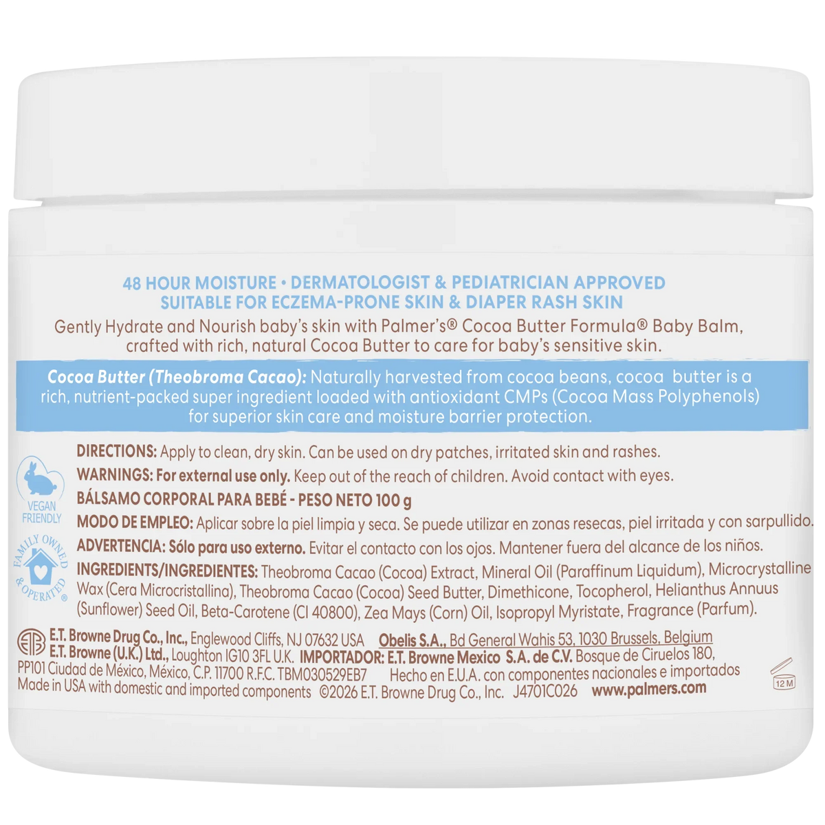 Palmer's Cocoa Butter Formula Baby Balm 100G - image 6 of 6