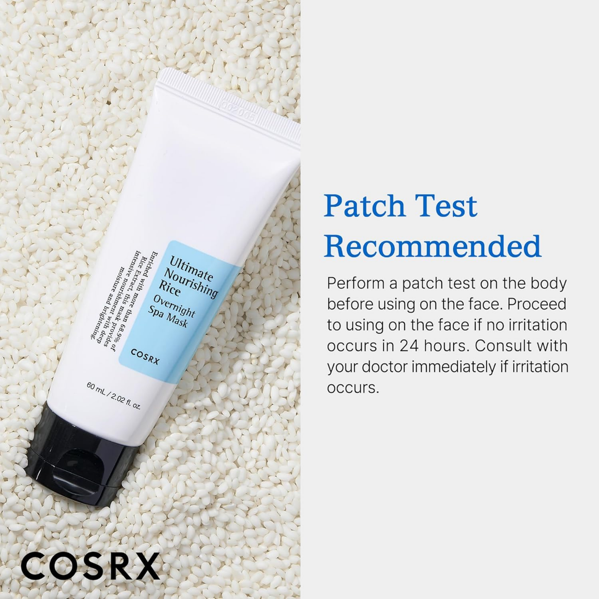 COSRX Ultimate Nourishing Rice Overnight Spa Mask 60ml, image 6