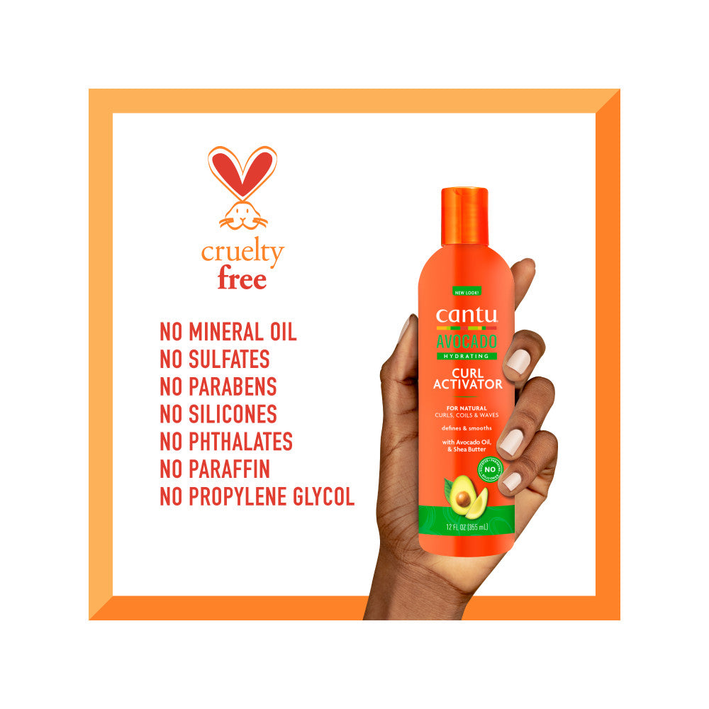 Cantu Avocado Hydrating Curl Activator Cream 355ML - image 3 of 3