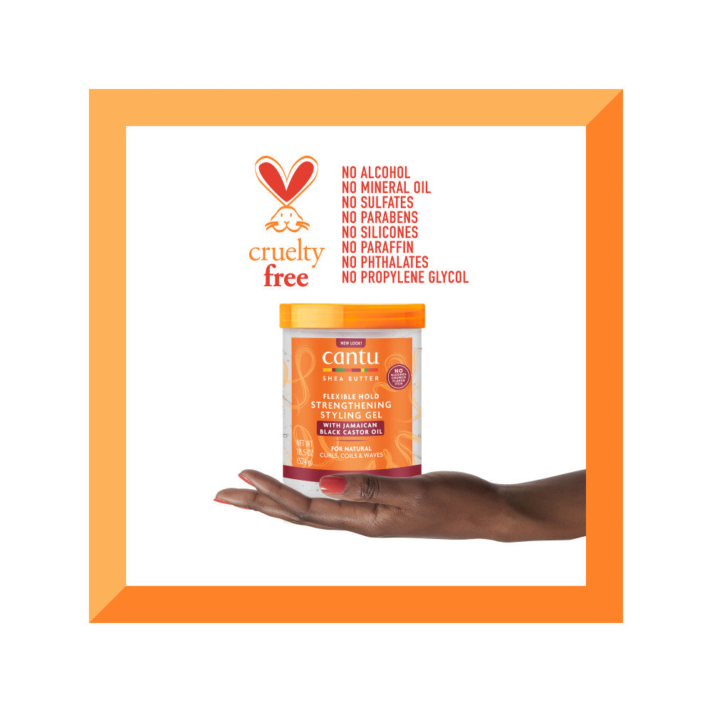 Cantu Shea Butter Strengthening Styling Gel 524G - image 3 of 3