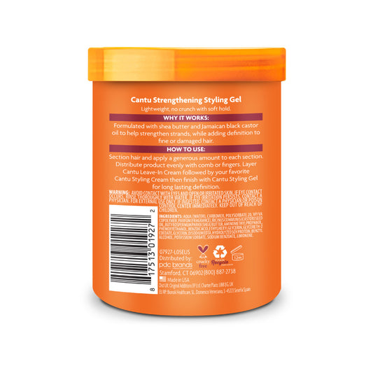 Cantu Shea Butter Strengthening Styling Gel 524G - image 2 of 3