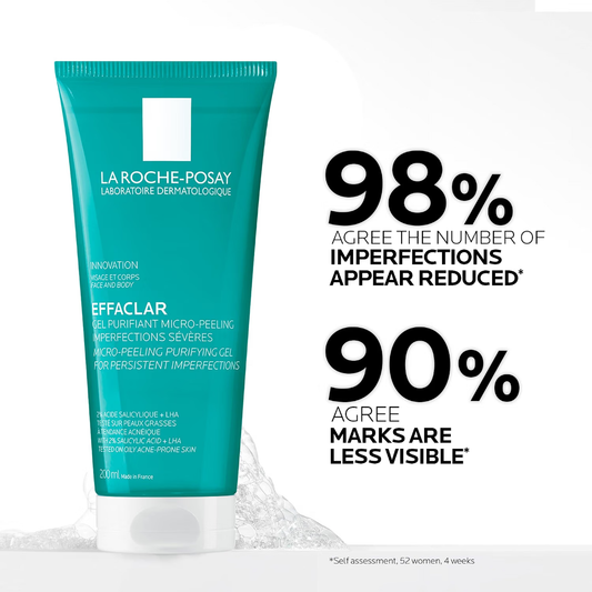 La Roche Posay Effaclar Micro Peeling Gel Cleanser 200ML, image 2