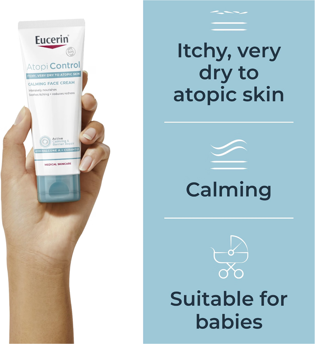 Eucerin AtoControl Calming Face Cream 50ml, image 4
