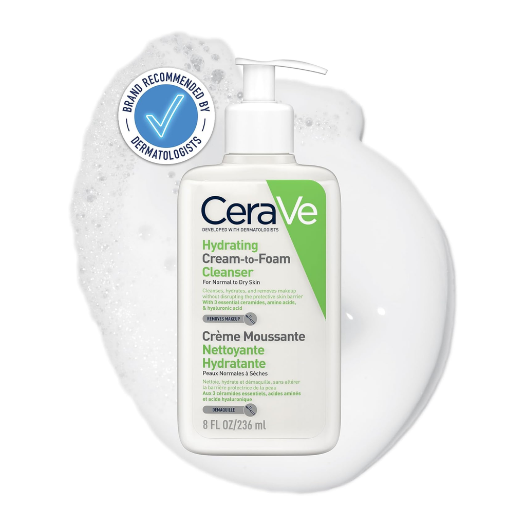 Cerave Hydrating Cream To Foam Cleanser 236ML