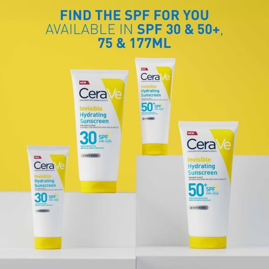 Cerave Hydrating Mineral Sunscreen 50SPF  75ML