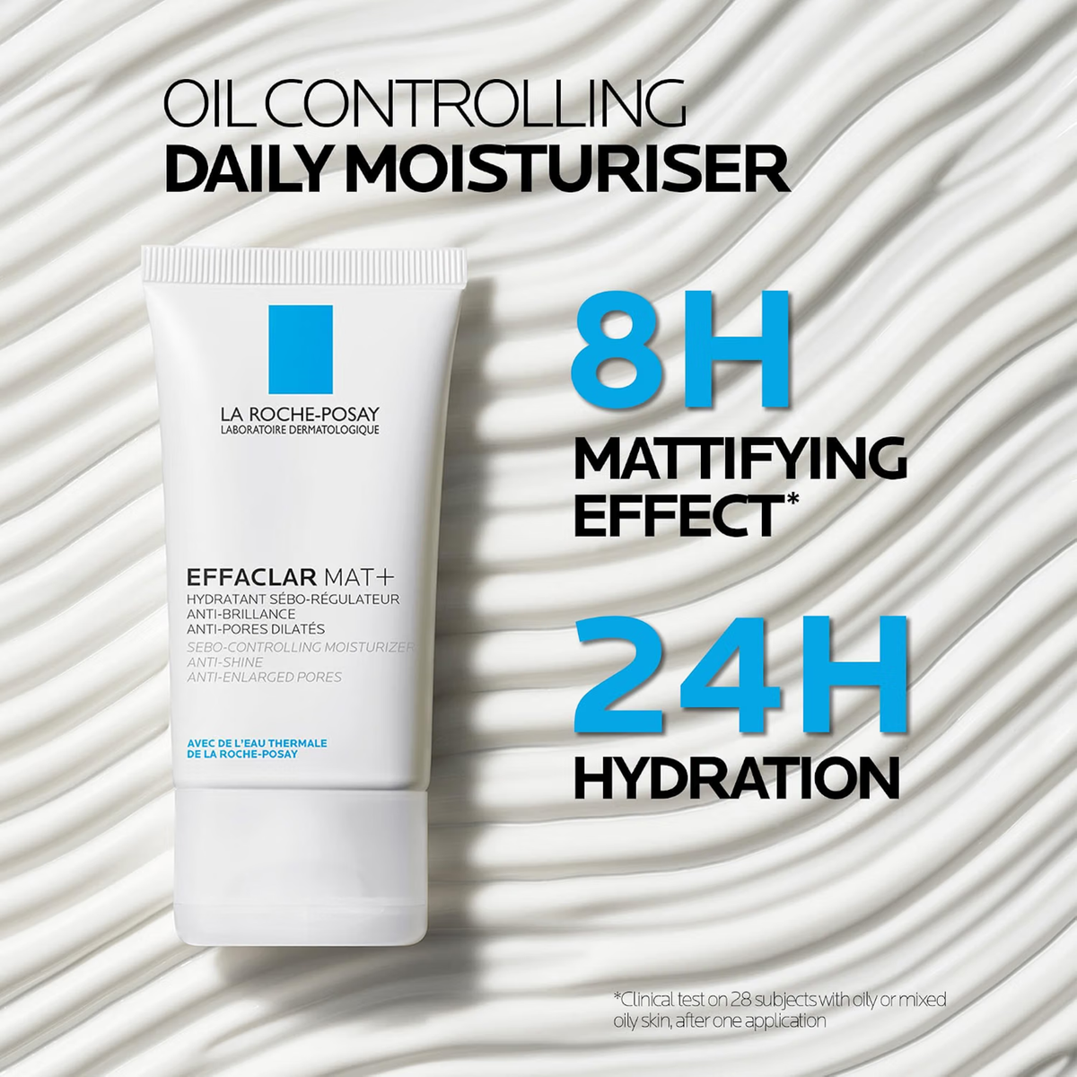La Roche-Posay Effaclar MAT+ Mattifying Face Moisturiser for Oily Skin 40ML, image 3
