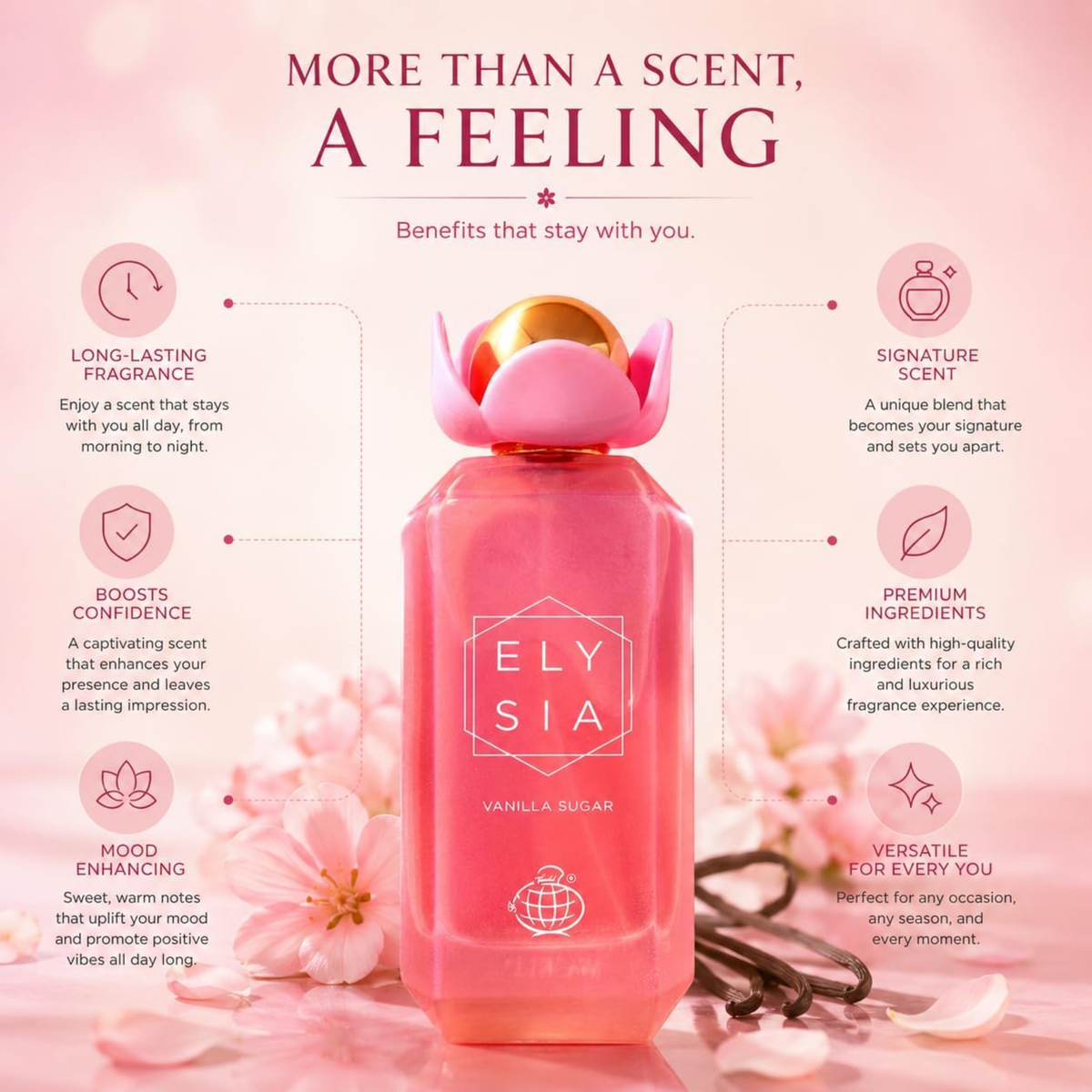 Fragrance World Elysia Vanilla Sugar 100ML