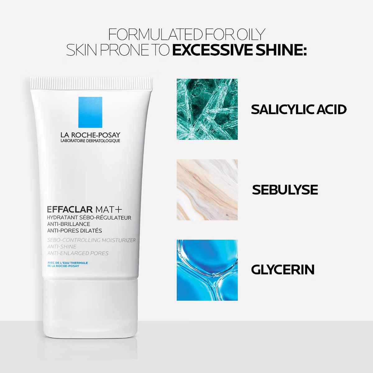 La Roche-Posay Effaclar MAT+ Mattifying Face Moisturiser for Oily Skin 40ML, image 5