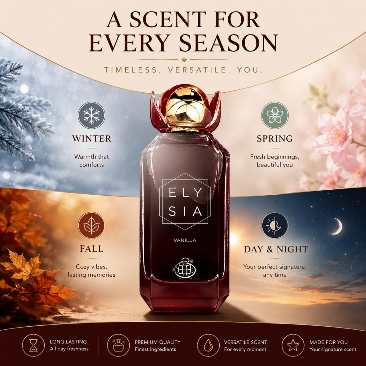 Fragrance World Elysia Vanilla 100ML