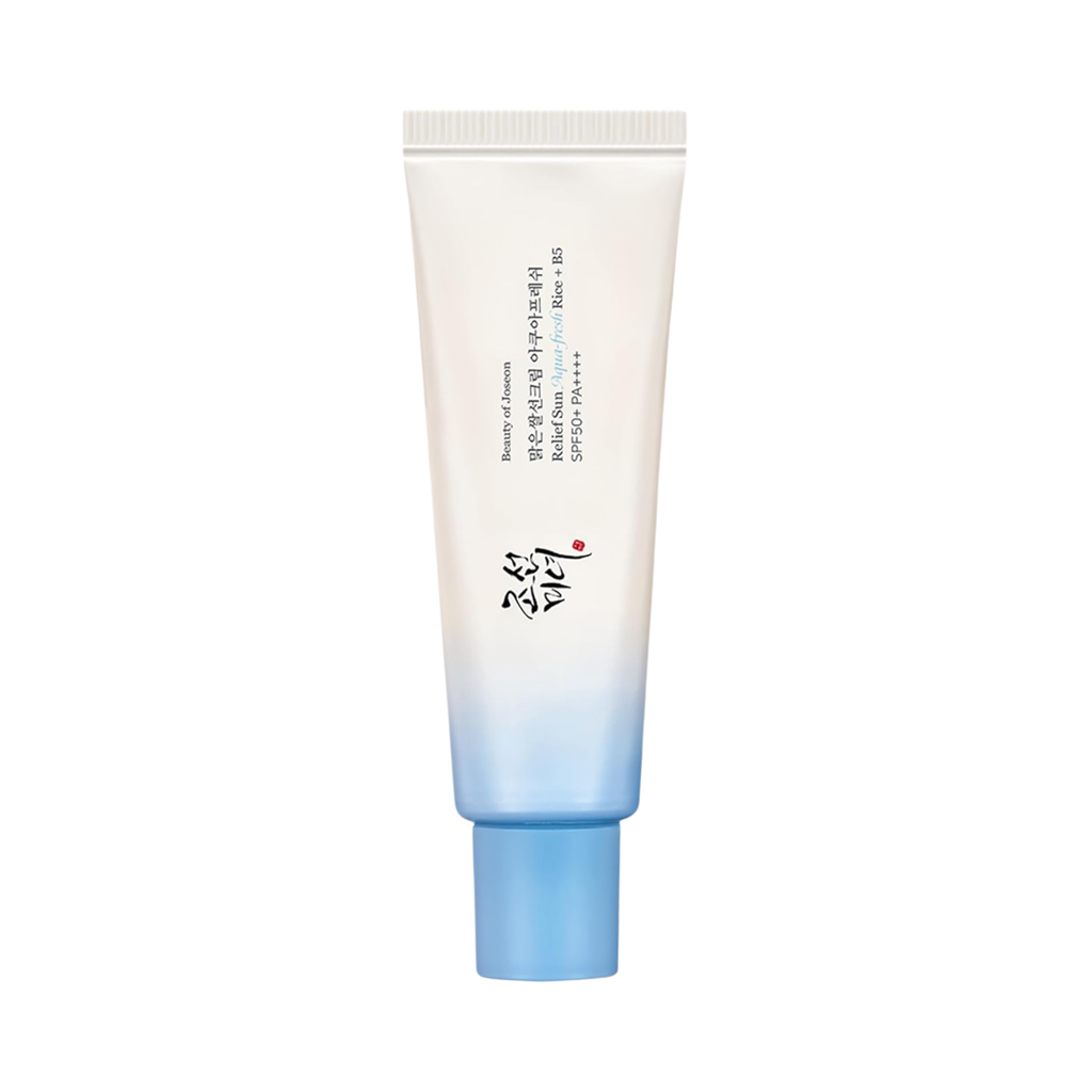 Beauty of Joseon Relief Sun Aqua-Fresh Sunscreen Rice + Panthenol SPF 50+ PA++++ Lightweight Daily UV Protector for Acne-Prone Sensitive Skin