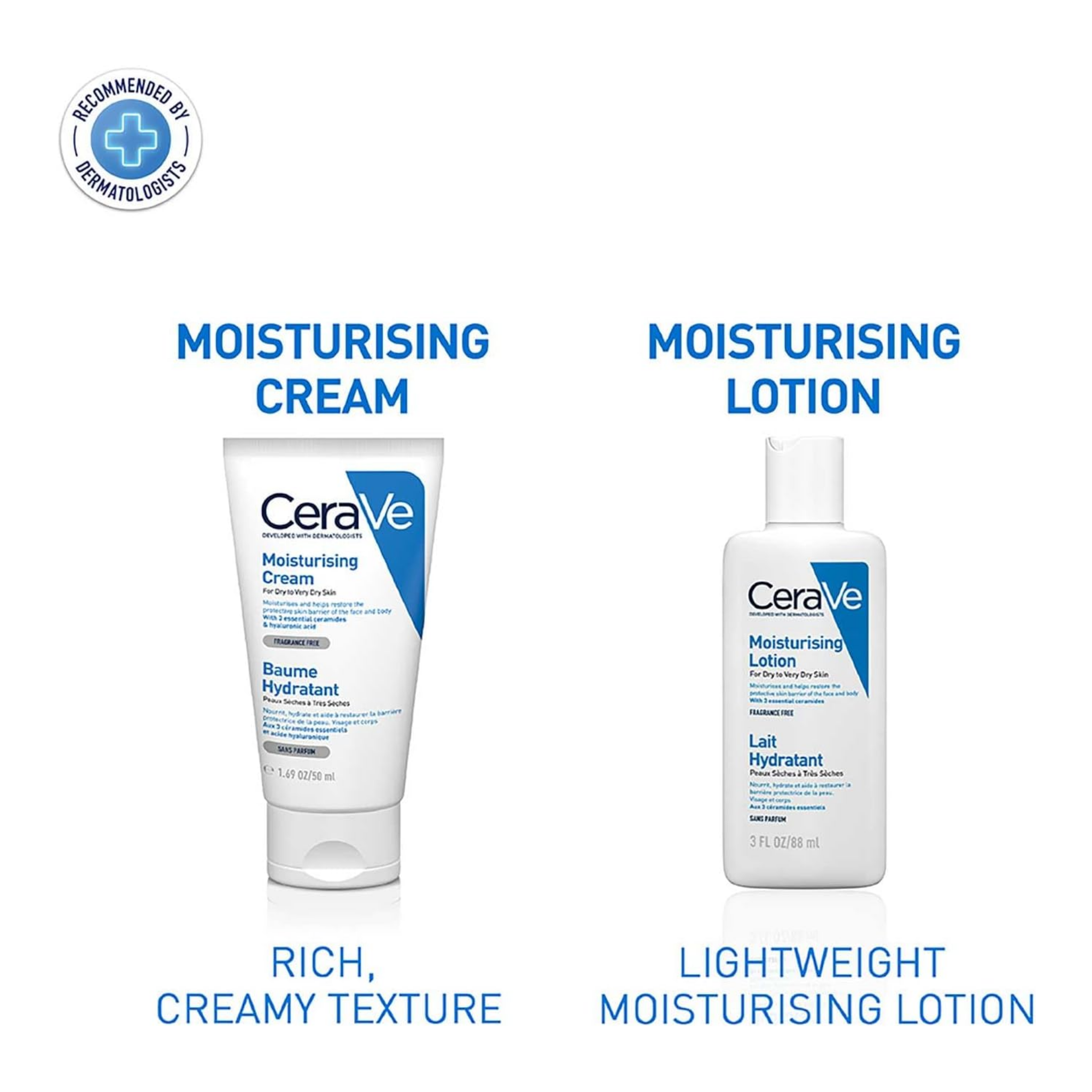 Cerave Moisture Cream Dry to Very Dry 50ML