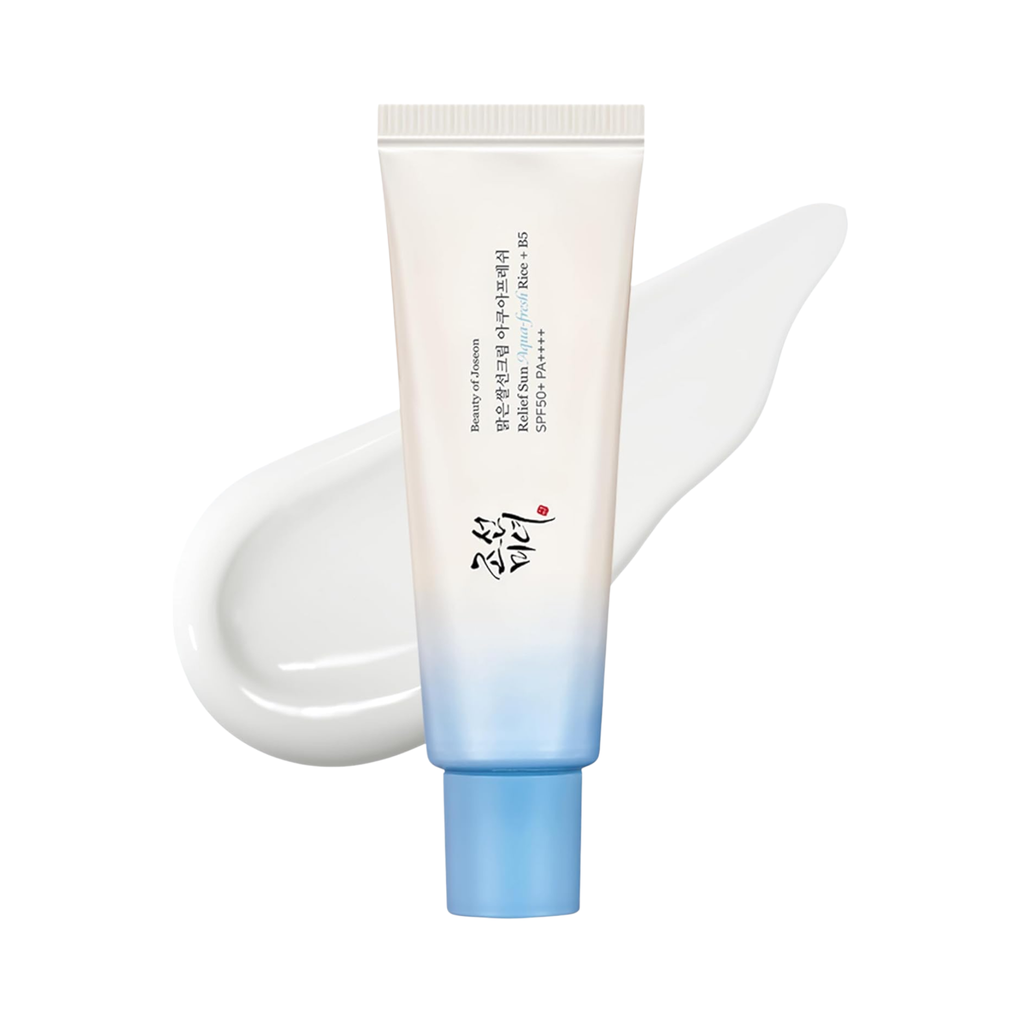 Beauty of Joseon Relief Sun Aqua-Fresh Sunscreen Rice + Panthenol SPF 50+ PA++++ Lightweight Daily UV Protector for Acne-Prone Sensitive Skin