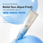 Beauty of Joseon Relief Sun Aqua-Fresh Sunscreen Rice + Panthenol SPF 50+ PA++++ Lightweight Daily UV Protector for Acne-Prone Sensitive Skin