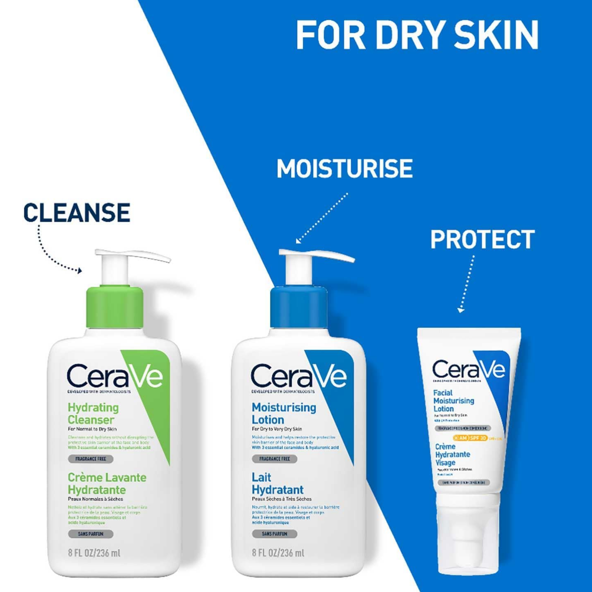 Cerave Moisture Lotion For Dry To V Dry 236ML