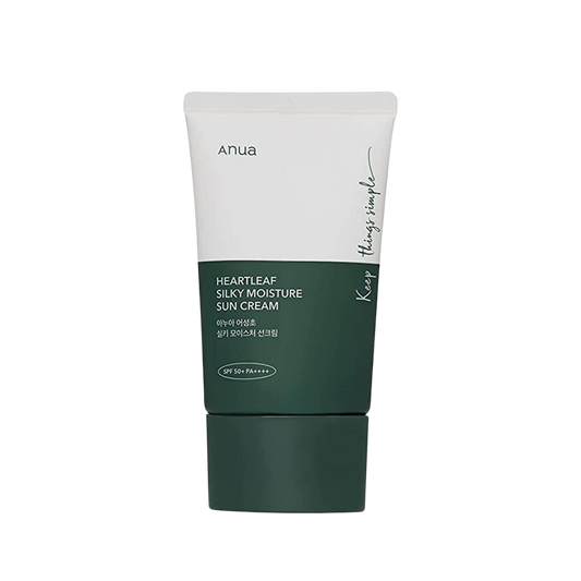 ANUA Heartleaf Silky Moisture SPF50 Sun Cream 50ml - image 1 of 3