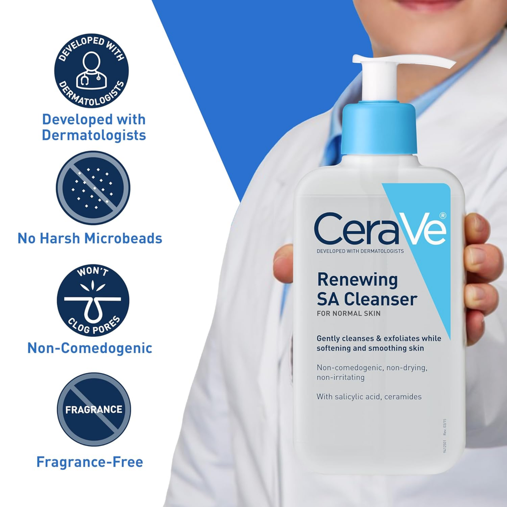 Cerave SA Smoothing Cleanser Dry Rough 236ML