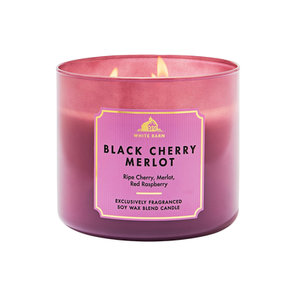 Bath And Body Works Black Cherry Merlot Scented Candle 411G - image 1 of 5