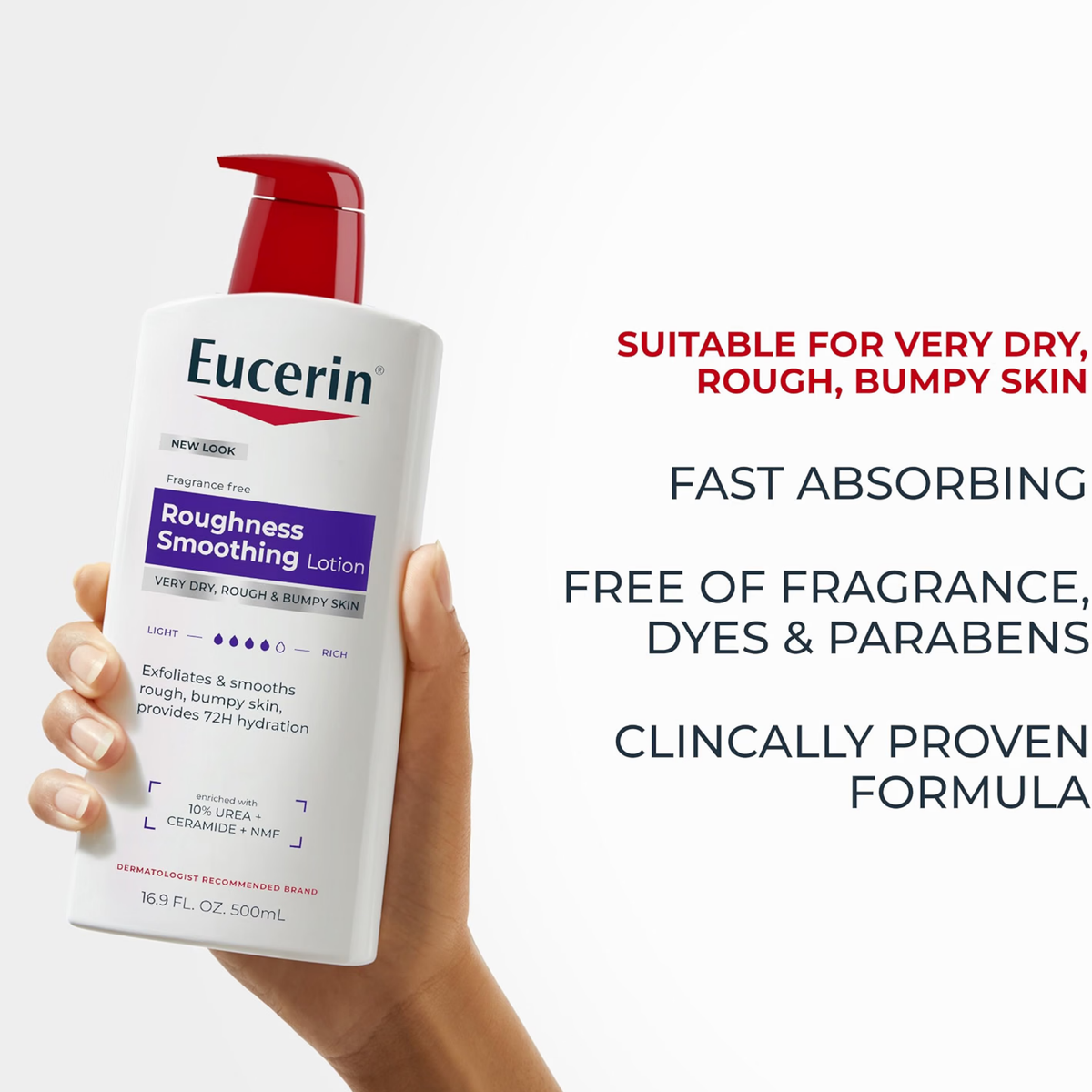 Eucerin Roughness Relief Lotion 500ML, image 7
