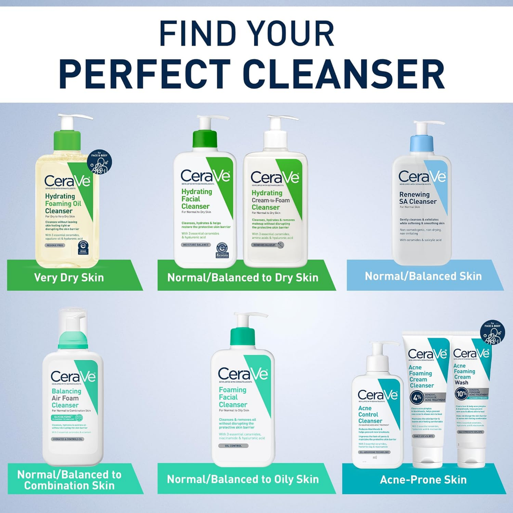 Cerave SA Smoothing Cleanser Dry Rough 236ML