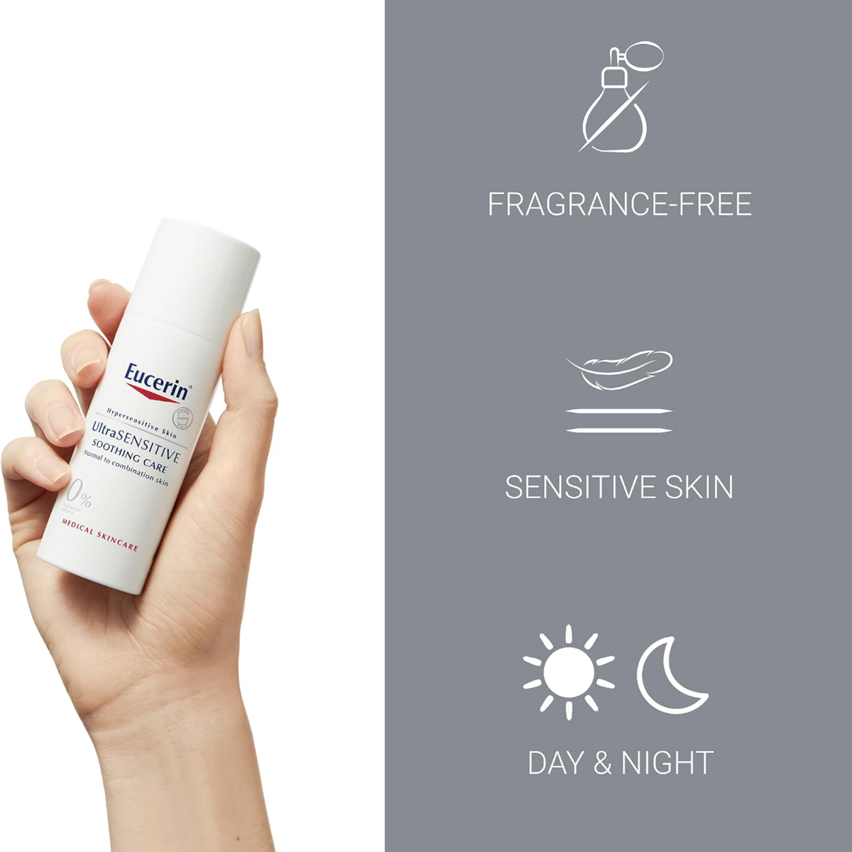 Eucerin UltraSensitive Soothing Care Day Cream 50ML, image 4