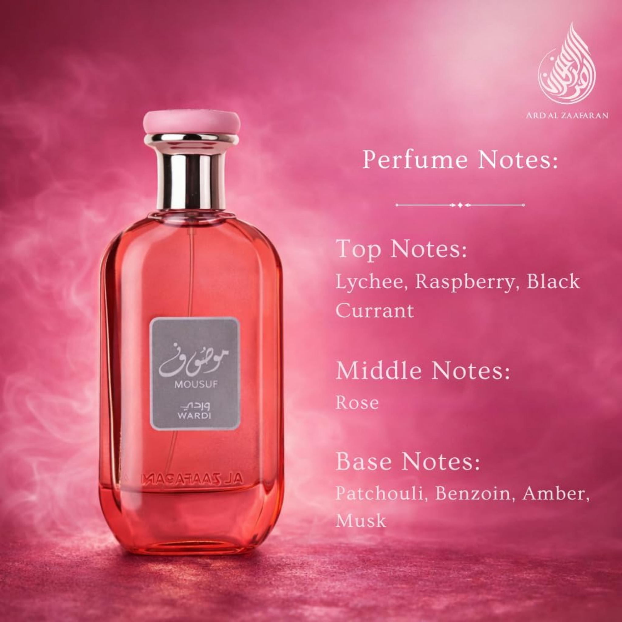 Ard Al Zaafaran Mousuf Waridi 100ML