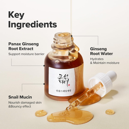 Beauty of Joseon Revive Serum Snail Mucin + Ginseng 30ml, image 7