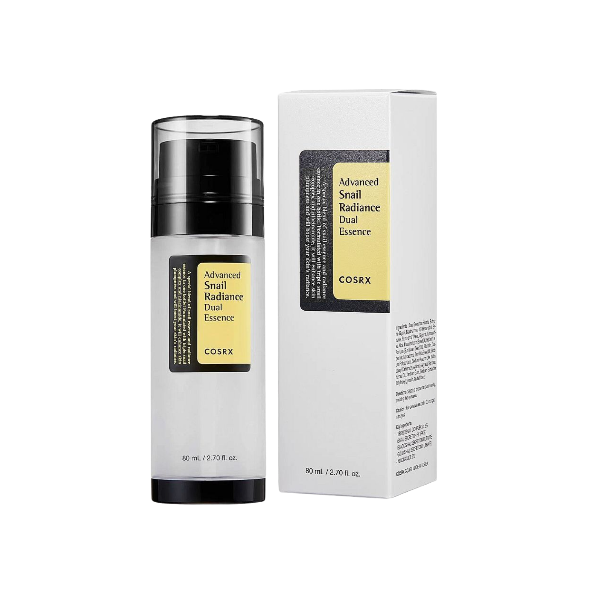COSRX Advanced Snail Radiance Dual Essence 80ml