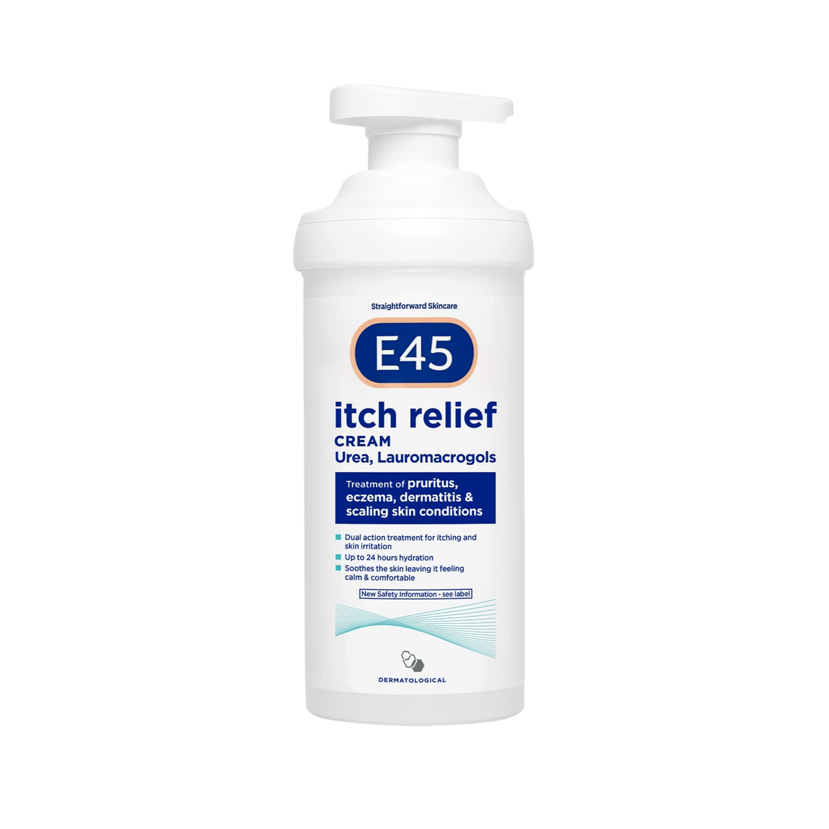 E45 Itch Relief Cream for Eczema, Dry Skin & Dermatitis 500G