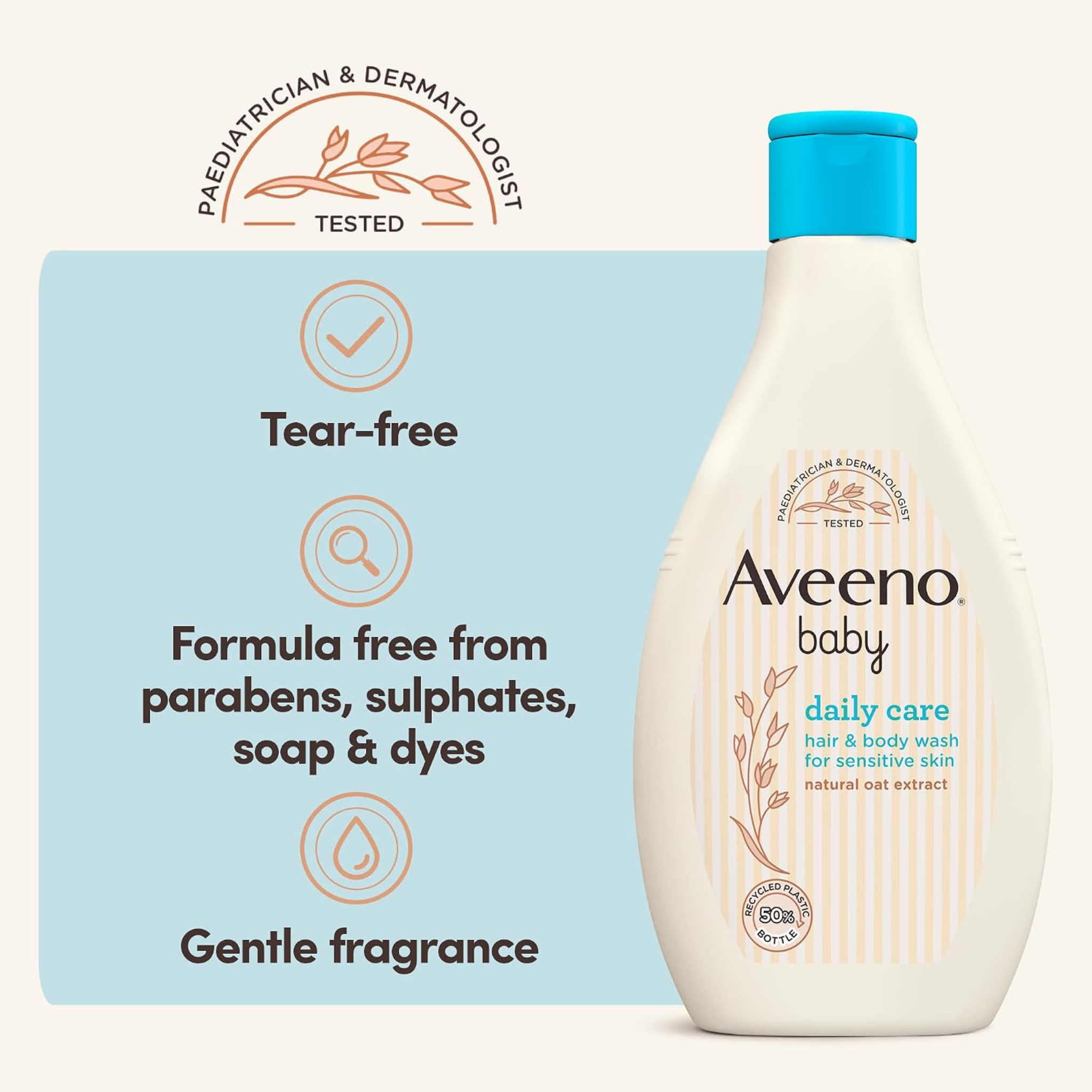 Aveeno Baby Hair And Body Wash 400ML