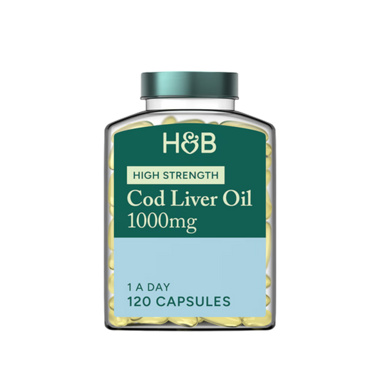 Holland & Barrett Cod Liver Oil 1000mg 90 Capsules