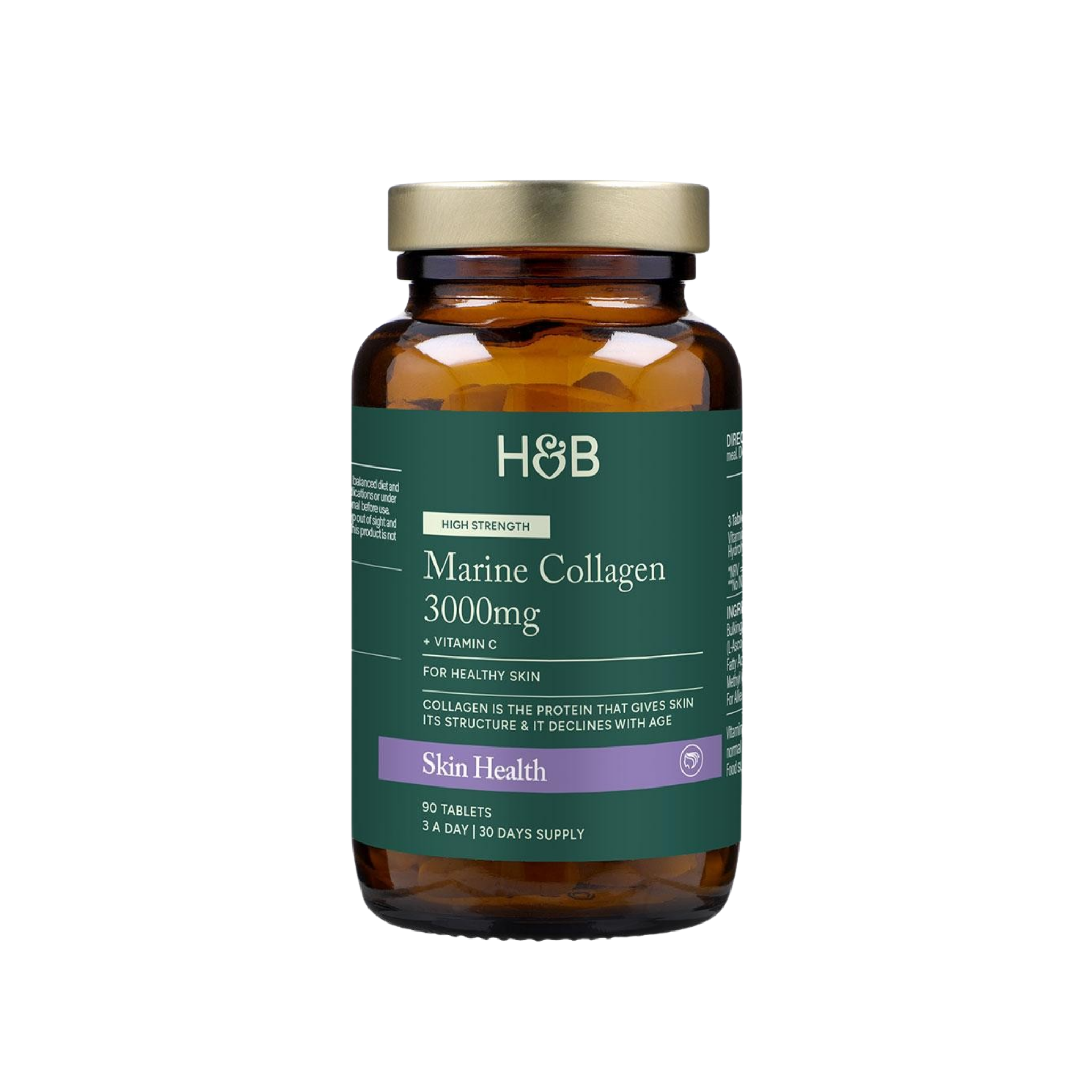 Holland & Barrett Marine Collagen with Vitamin C 60 Capsules