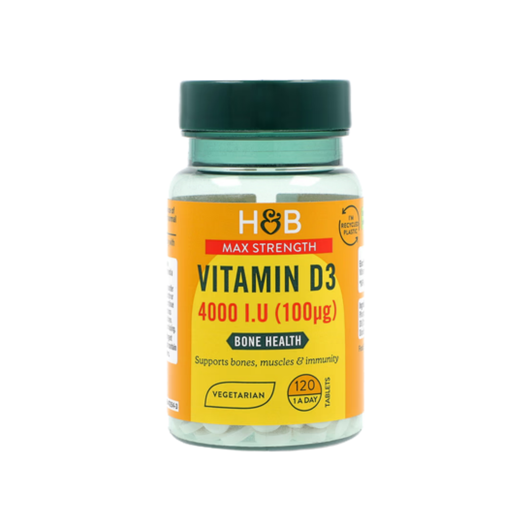 Holland & Barrett Vitamin D3 25mcg 100 Tablets