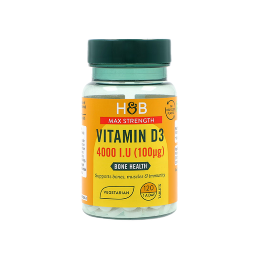 Holland & Barrett Vitamin D3 25mcg 100 Tablets