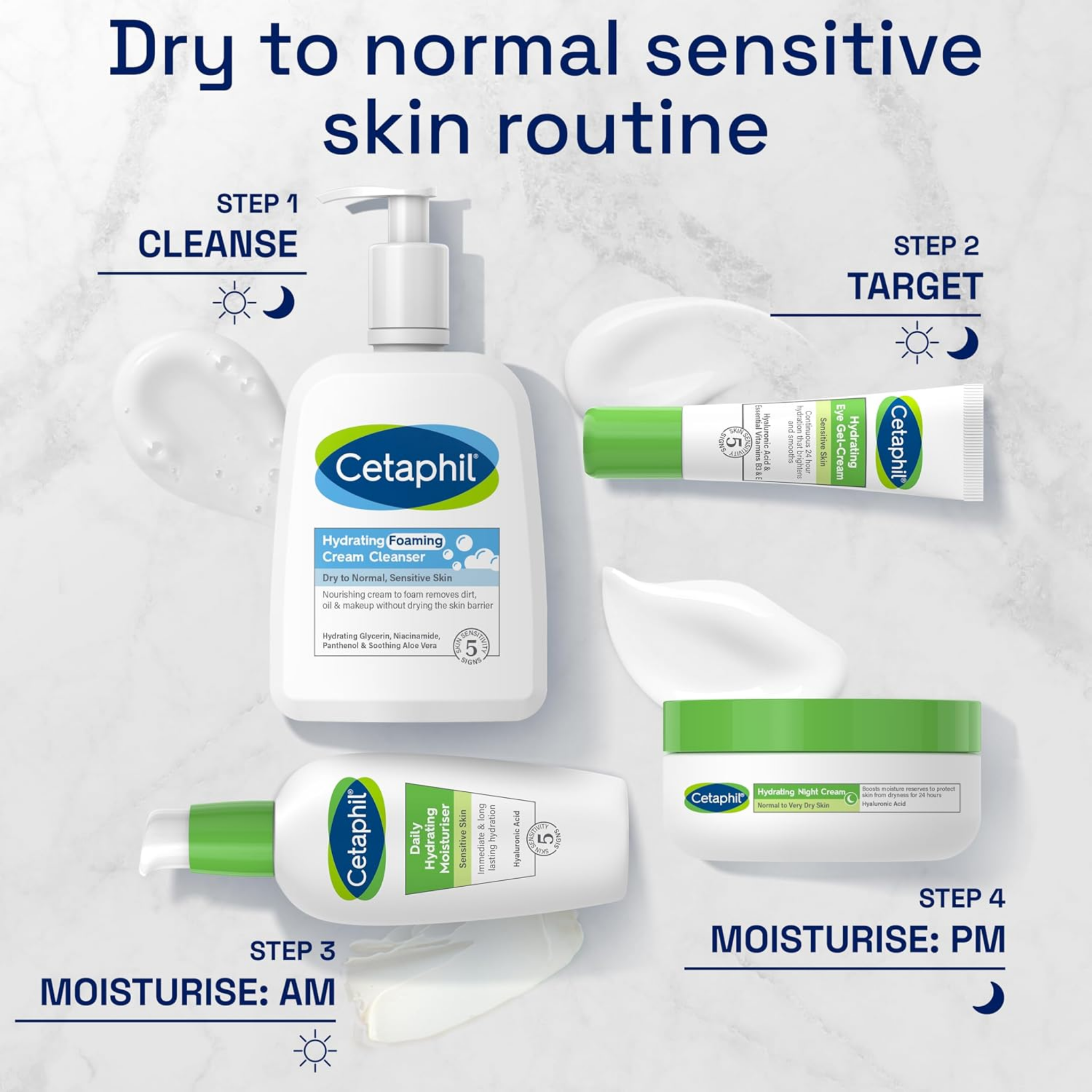 Cetaphil Hydrating Foaming Cleanser 236ML