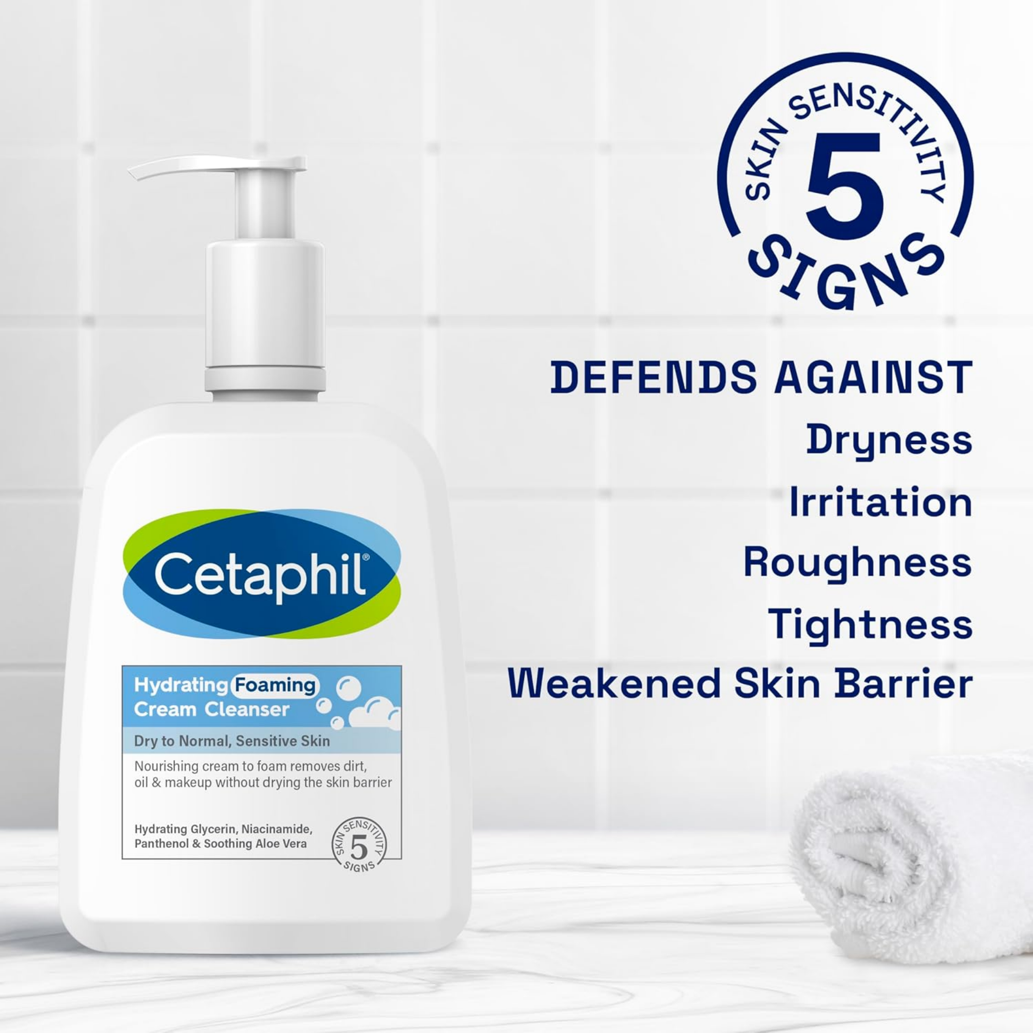 Cetaphil Hydrating Foaming Cleanser 236ML