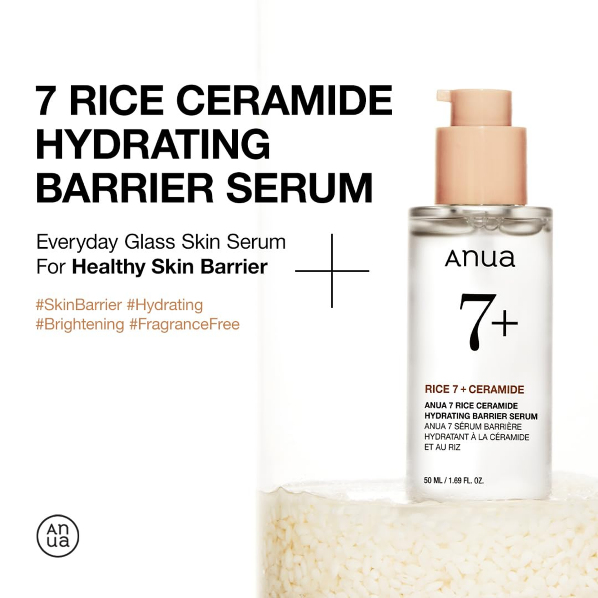 Anua 7 Rice Ceramide Hydrating Barrier Serum, image 3