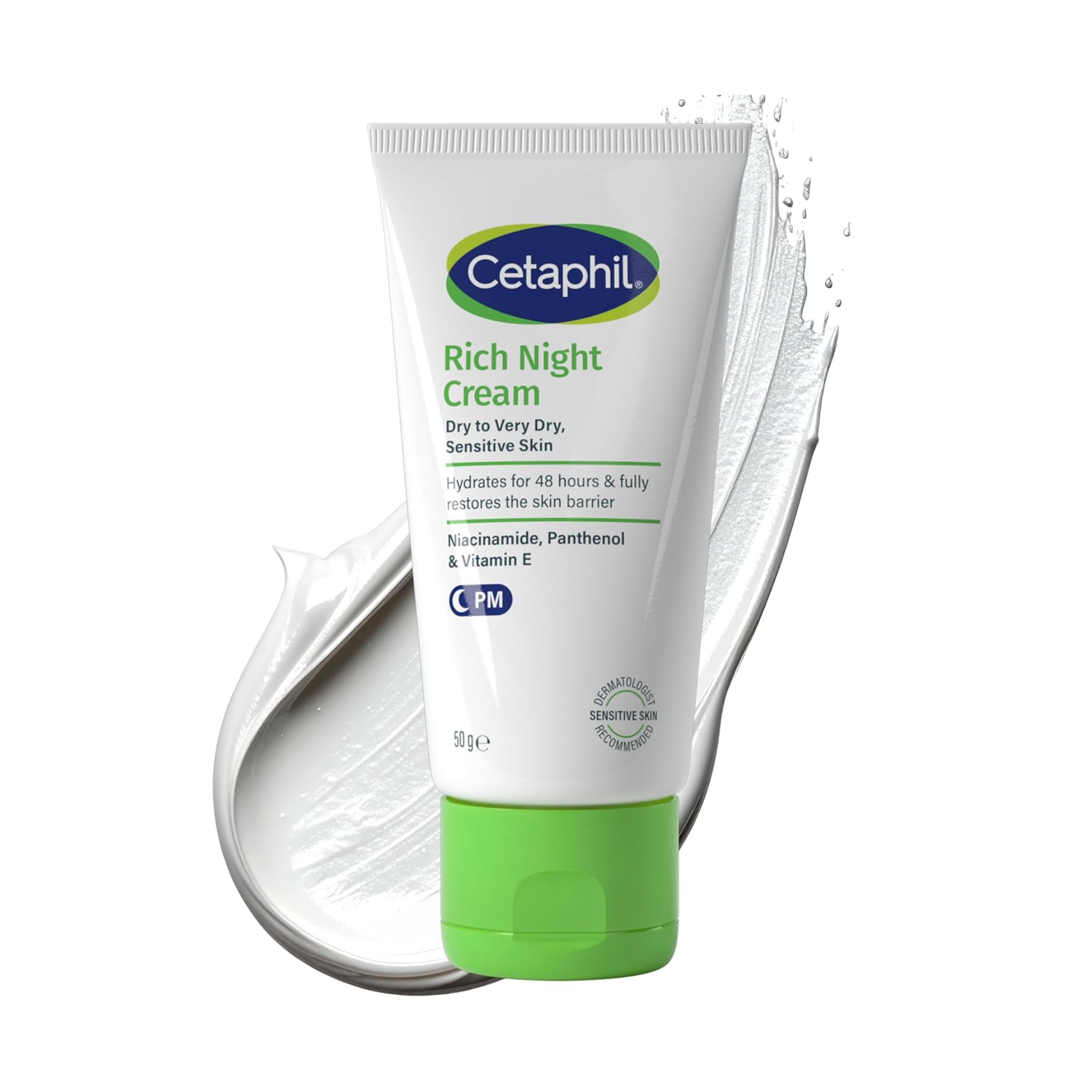 Cetaphil Rich Night Cream with Niacinamide 50g