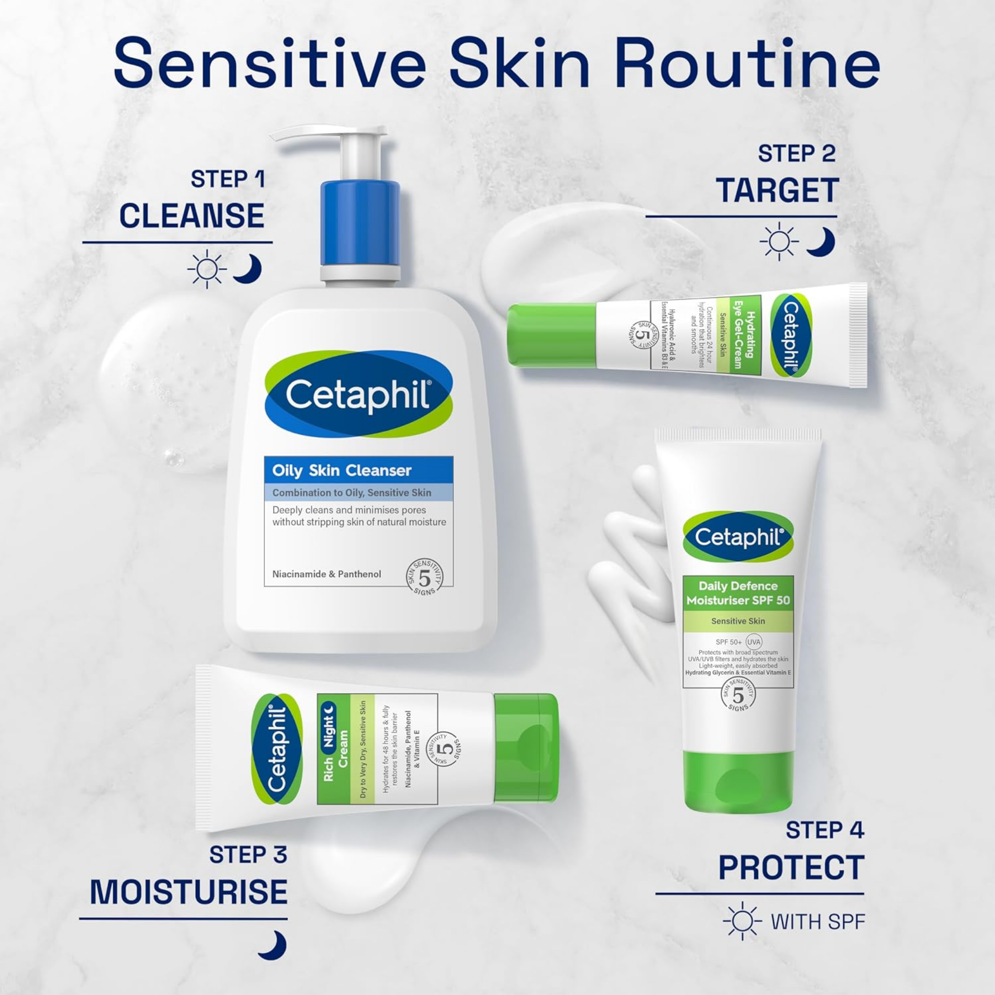 Cetaphil Rich Night Cream with Niacinamide 50g