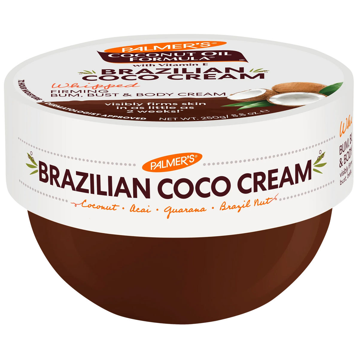 Palmer's Brazilian Coco Whipped Bum, Bust & Body Cream 250G - image 1 of 8