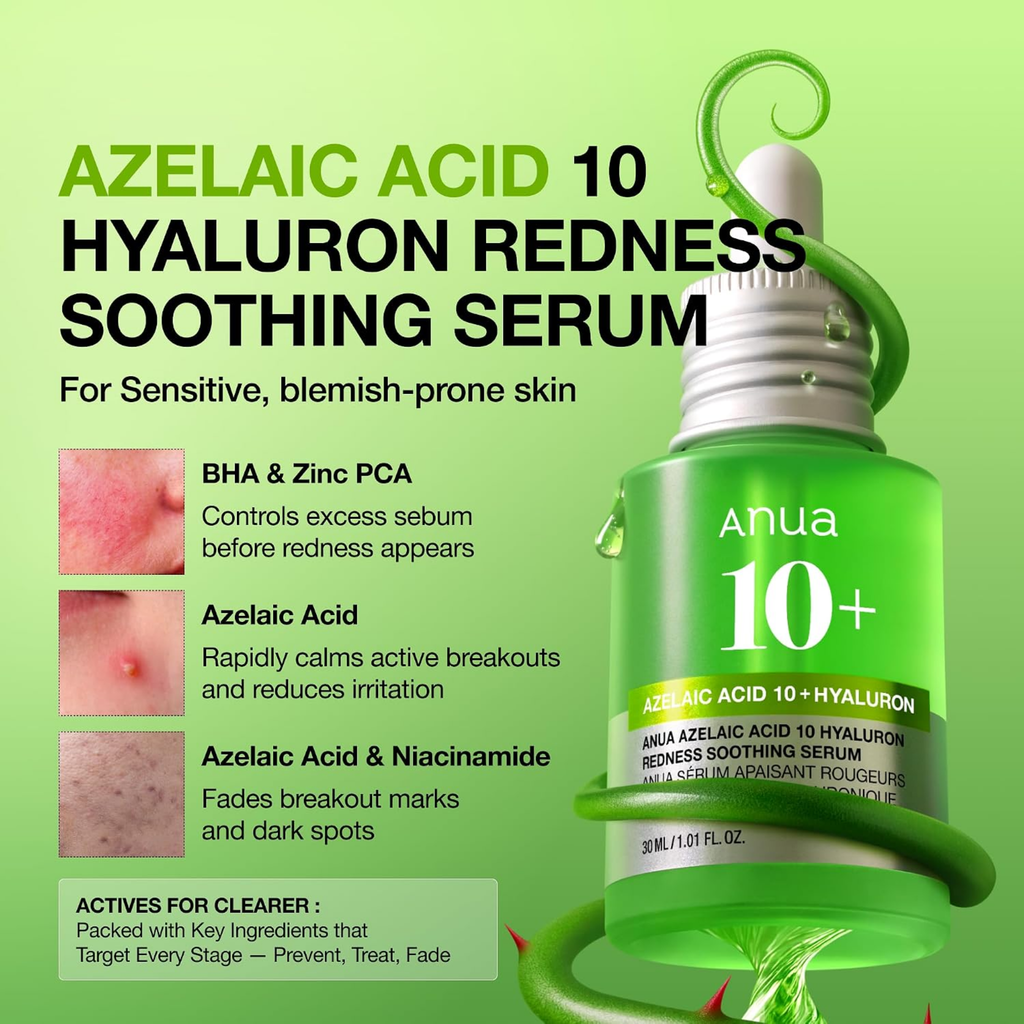 Anua Azelaic Acid10 10+ Hyaluron Serum