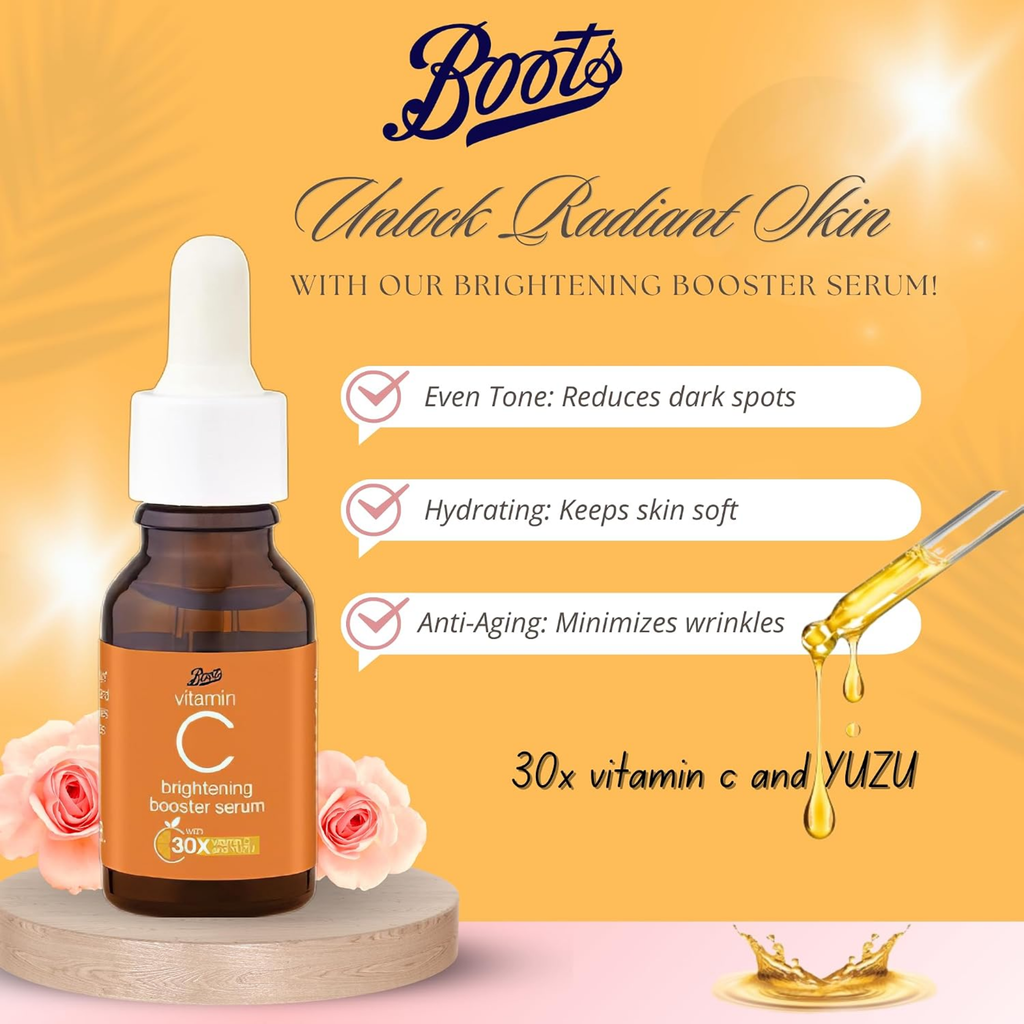 Boots Vitamin C Brightening Booster Serum