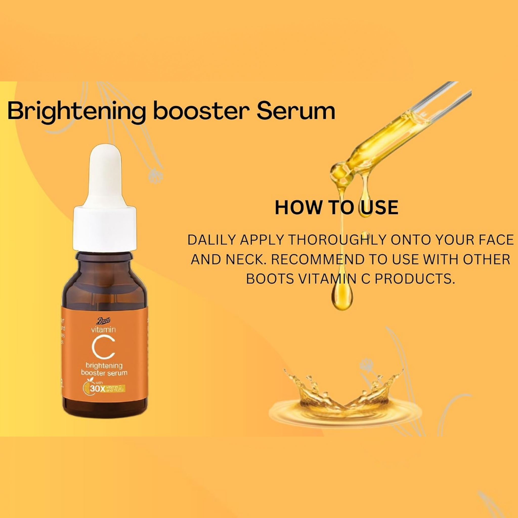Boots Vitamin C Brightening Booster Serum