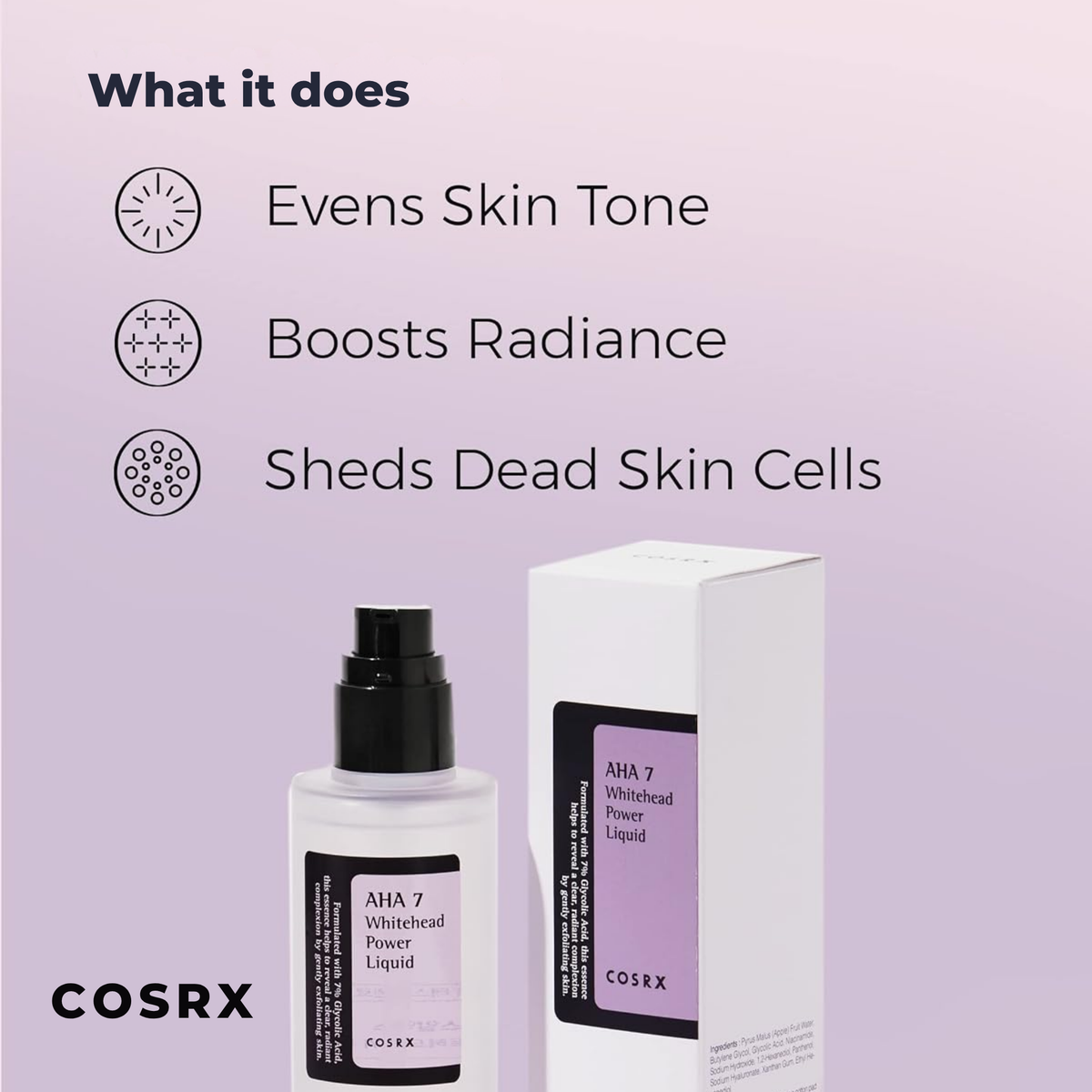 Cosrx AHA 7 Whitehead Power Liquid 100ML, image 4