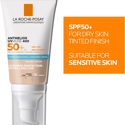 La Roche-Posay Anthelios UVMUNE 400 SPF50+ Hydrating Tinted Cream 50ML, image 3