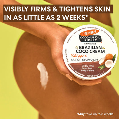 Palmer's Brazilian Coco Whipped Bum, Bust & Body Cream 250G - image 2 of 8