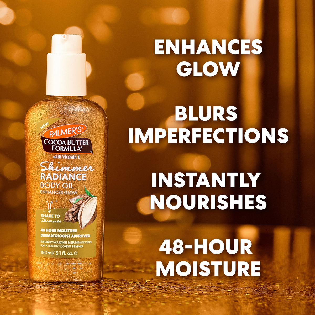 Palmer's Cocoa Butter Shimmer Radiance Body Oil 150ML - image 4 of 8