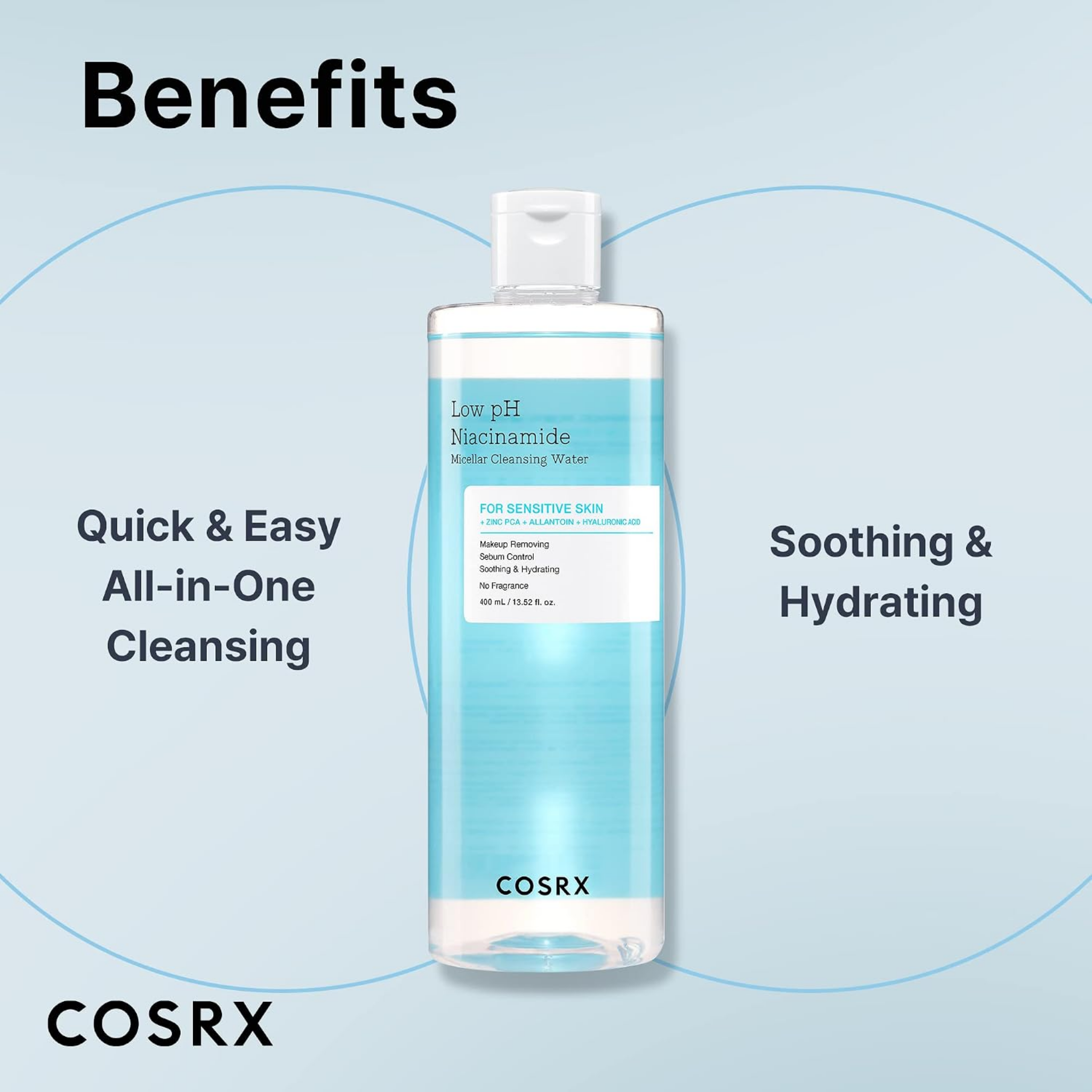 COSRX Low pH Niacinamide Micellar Cleansing Water400ML
