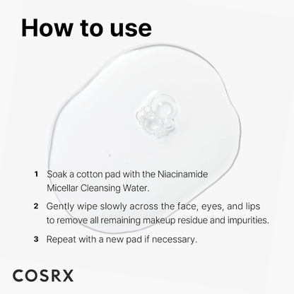 COSRX Low pH Niacinamide Micellar Cleansing Water400ML - image 8 of 8